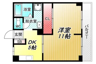山城ビル【4階】の間取り