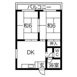 プレアール三軒家東【1階】の間取り
