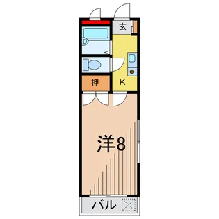 サンコスモス【2階】の間取り