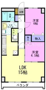 グリーンコーポラス細谷【3階】の間取り