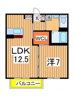 ソフィアA【1階】の間取り