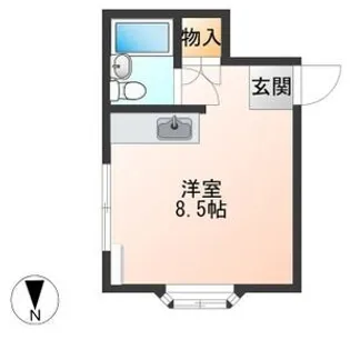 茂原ハイツ【1階】の間取り