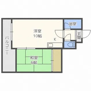 リ・フランセ宮の森【2階】の間取り