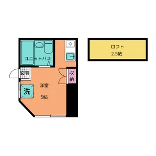 ペアパレス平和台【1階】の間取り