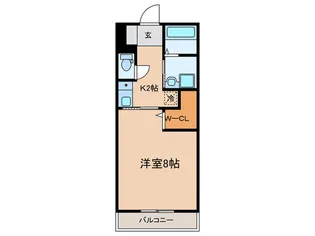 スカイパラスIII【2階】の間取り