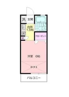 ラ・エスペランス【1階】の間取り