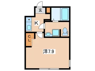 神奈川集合住宅A棟【1階】の間取り