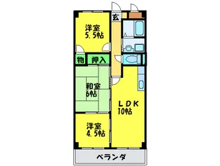 グランガ-デン【2階】の間取り