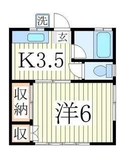 グリーンハウス【1階】の間取り