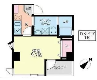 ラ・ヴィオレ東中野【5階】の間取り