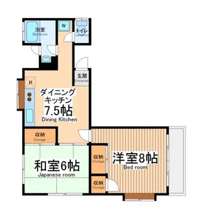 エリーズハウス【3階】の間取り