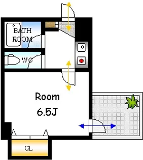 第2片山ビル【7階】の間取り
