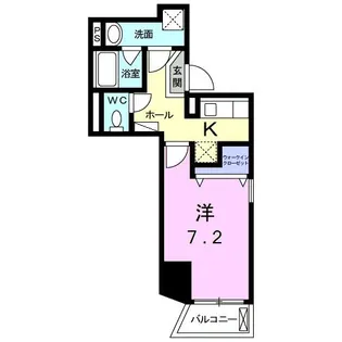 グランデ ミナミII【6階】の間取り