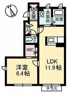 プリマヴェーラ A棟【1階】の間取り