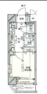 シンシア明大前【6階】の間取り
