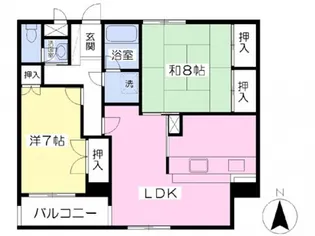 サンハイツ宇多津【12階】の間取り
