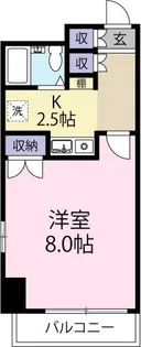 Vista Grande 徳島駅前【8階】の間取り