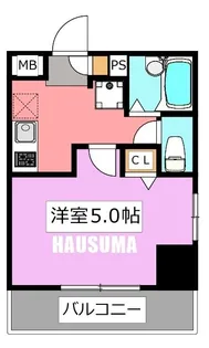 メインステージ白山【6階】の間取り