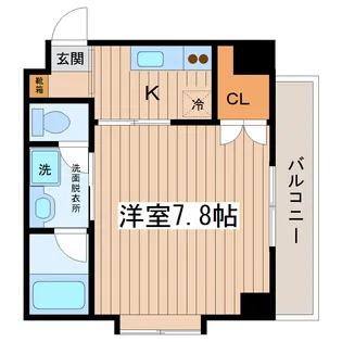 しゃとれ新寺【4階】の間取り