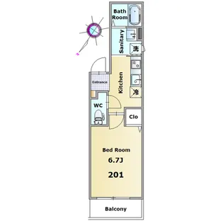 Grandios Ruhe KASUGA (ルーエ春日)【2階】の間取り