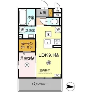 C&AーI【1階】の間取り