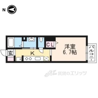 CMM京都駅前【4階】の間取り