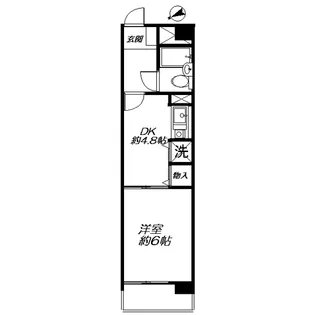 ダイアパレス武蔵関【1階】の間取り