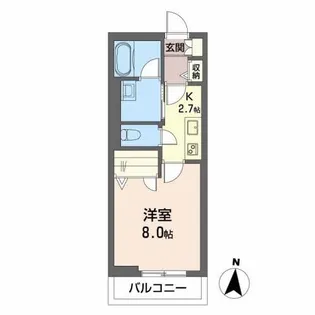 シャーメゾン 柊【3階】の間取り
