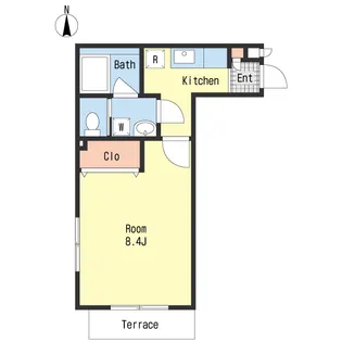 ルミナスコート【1階】の間取り
