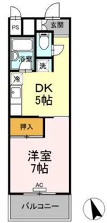 サンラフォーレ花北【2階】の間取り