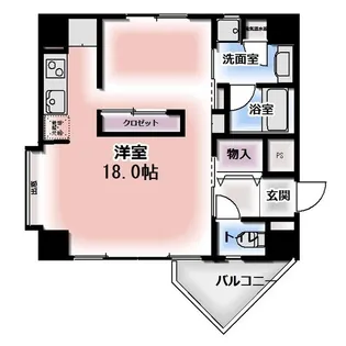 サンフレア日出町【4階】の間取り
