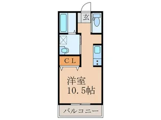 PIECE WOOD【2階】の間取り