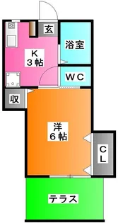 BONHEUR【1階】の間取り