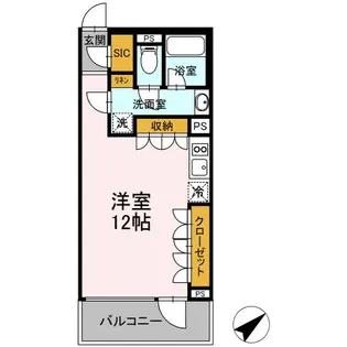 ライフパティオ菊名【3階】の間取り
