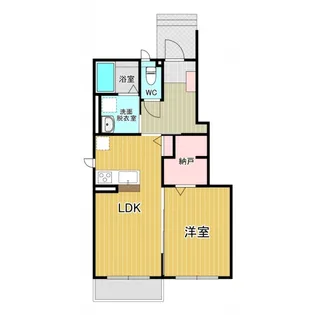 ブリーゼII【1階】の間取り