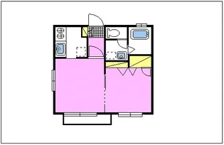 ディアス レザン【2階】の間取り