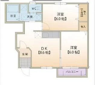 パークメゾン I【1階】の間取り