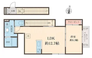 カーム カモミール【2階】の間取り