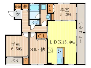 グラシア高倉【4階】の間取り