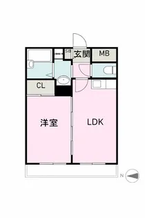 カーサレバンテ【6階】の間取り