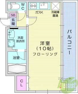 コージーコートこもれび館【3階】の間取り