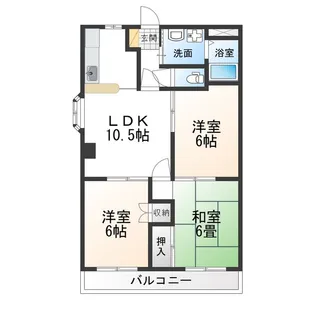 ファインロイヤル【3階】の間取り