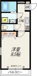 アネシス大森【1階】の間取り