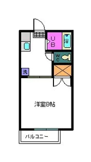 カルムII【1階】の間取り