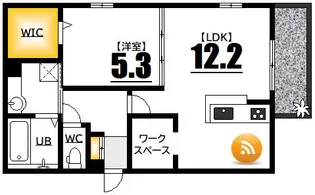 和留津【2階】の間取り