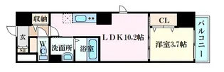 シエスタ河原町【2階】の間取り