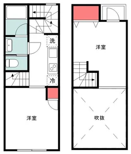 板橋マンション【2階】の間取り