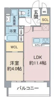 グレイスヒル上社【2階】の間取り