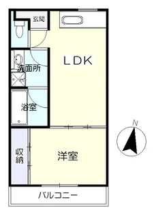 リーブハウスI【2階】の間取り