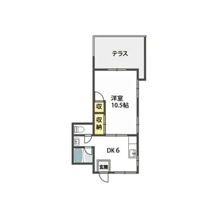サイレンスハイム【1階】の間取り